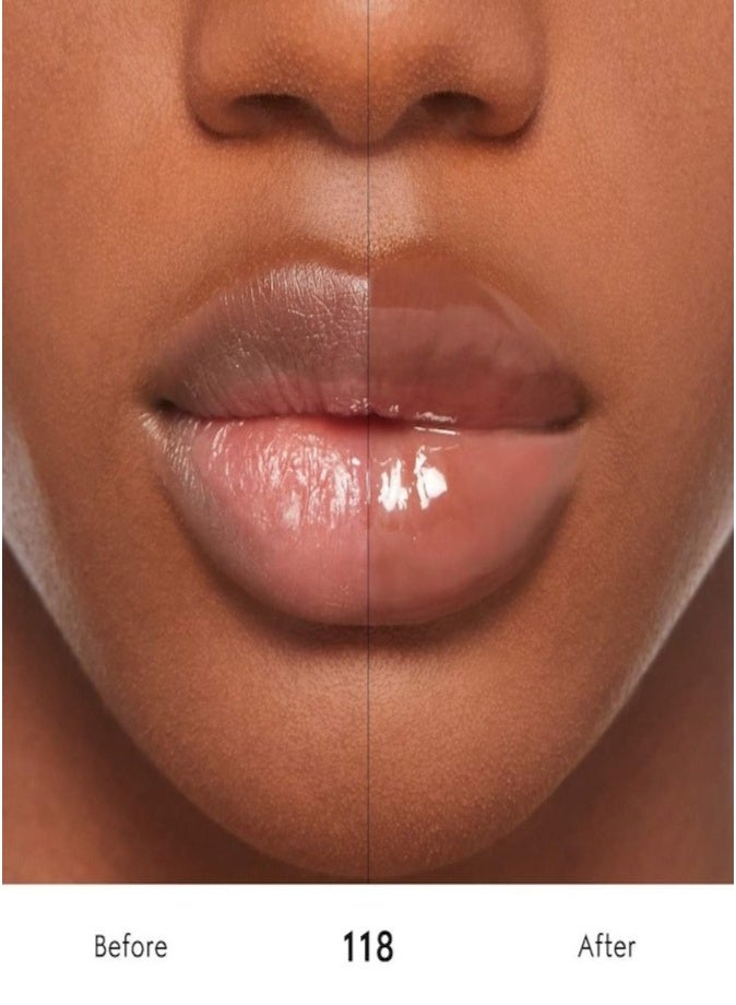 Gucci Hydrating Plumping Lip Gloss 6.5ml – 118 - Suzane Brown High-Shine Volumizing Gloss with Moisture Boost - Image 3
